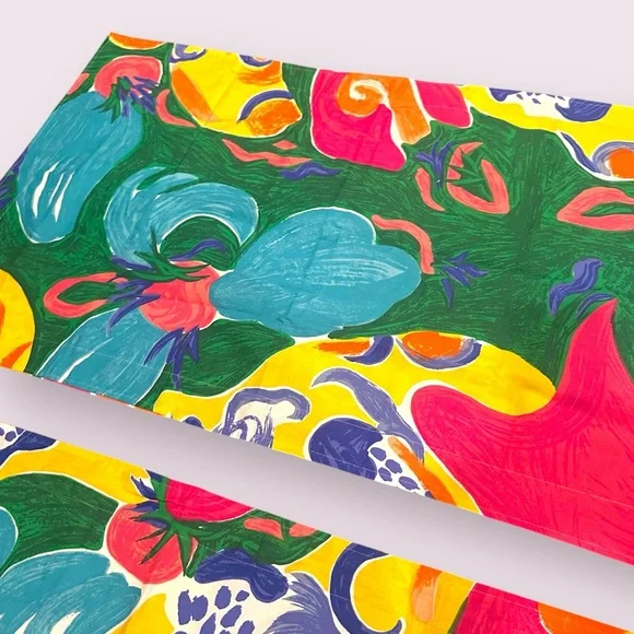 Vintage Ralph Lauren Set Of Two Pillowcases Costa Paradiso Tropical - Picture 5 of 10